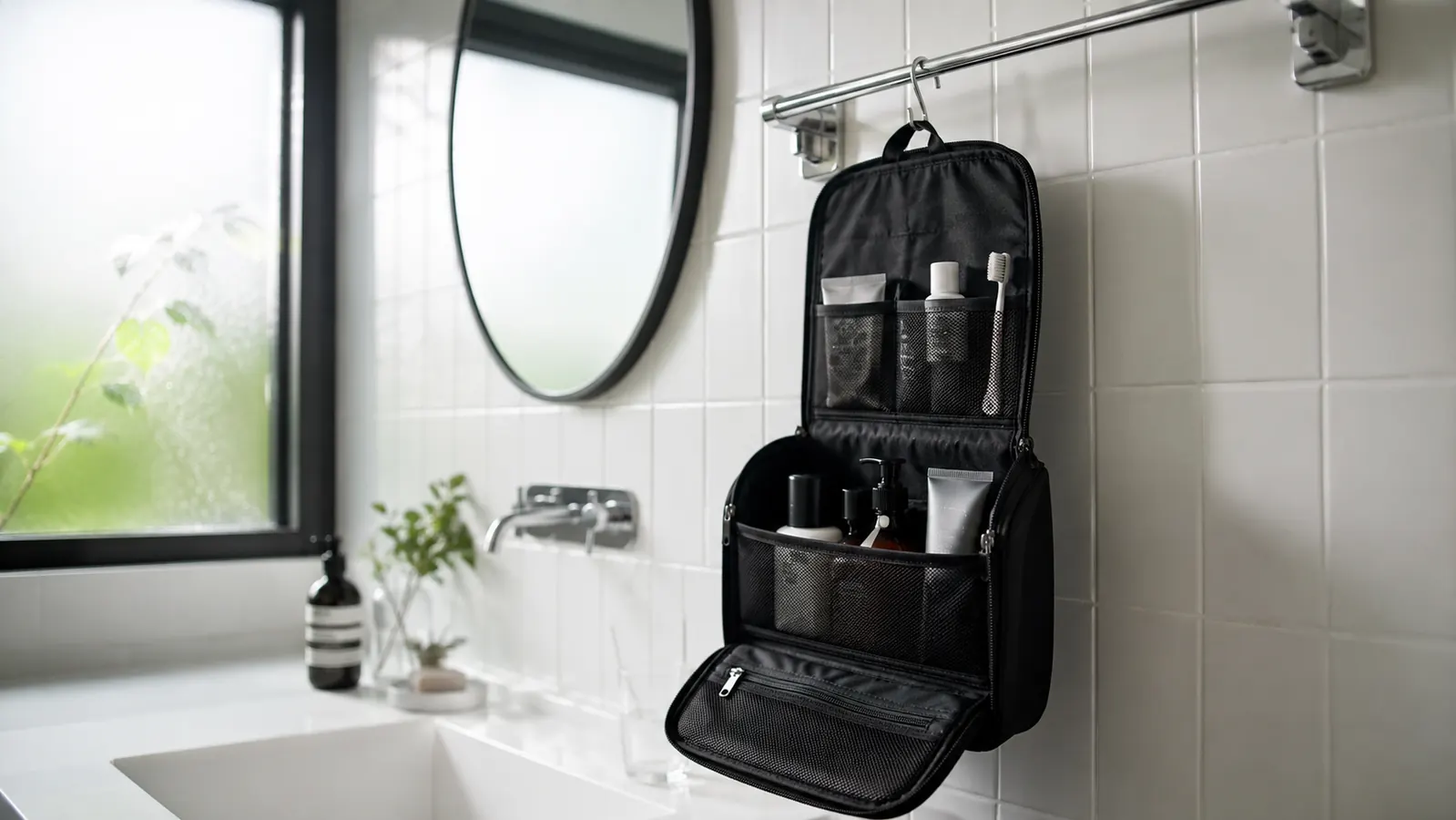 How a $15 Toiletry Bag Stopped My Bathroom Counter Disaster
